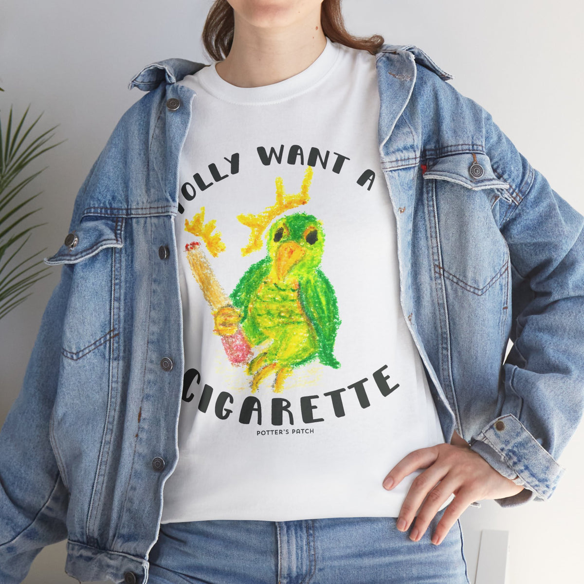 Bird 'Polly Wants a Cigarette' T‑Shirt