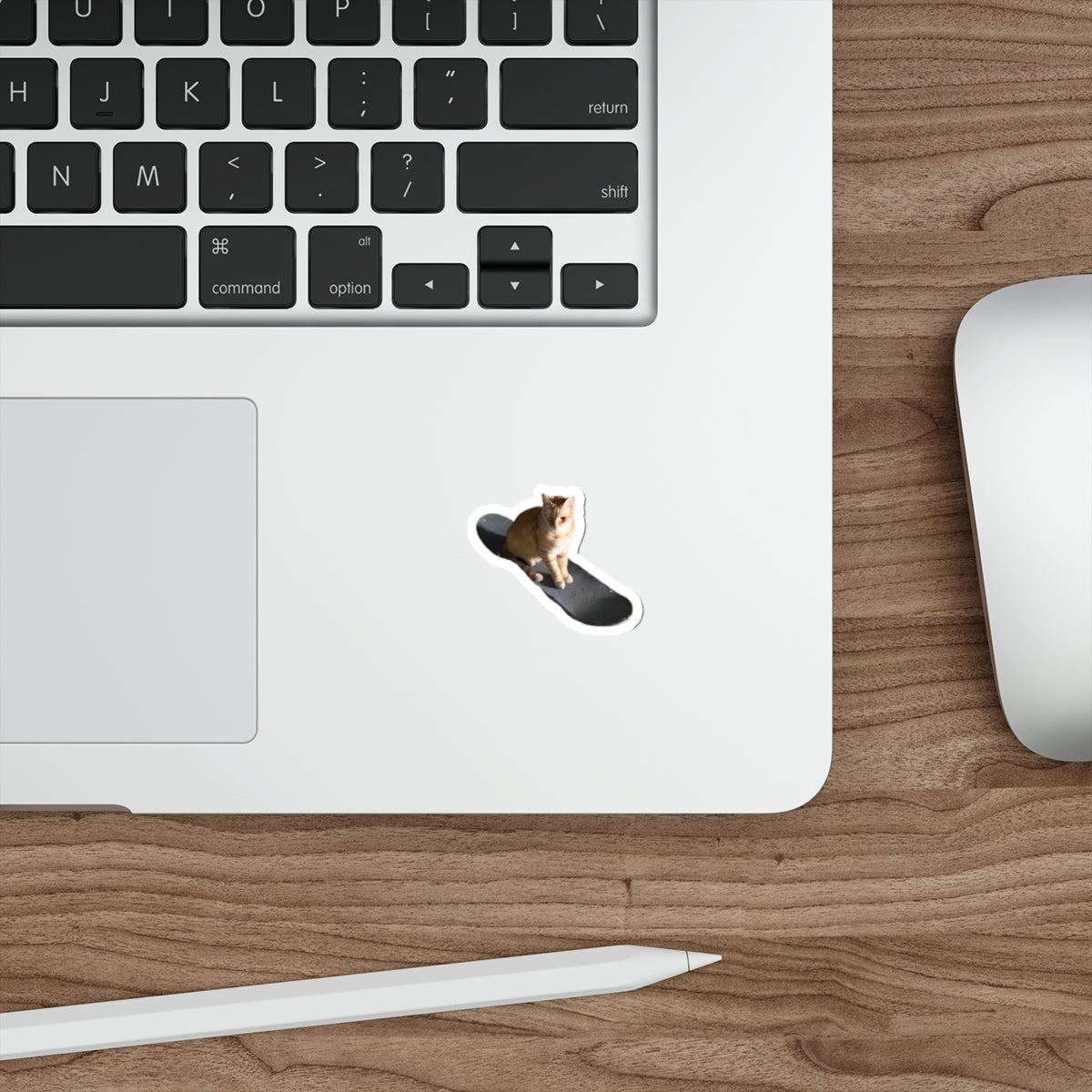 Orange Cat Skateboard Sticker – Gizmo Die-Cut Vinyl