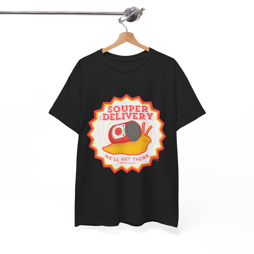 Souper Delivery T-Shirt | Retro Snail Graphic Tee