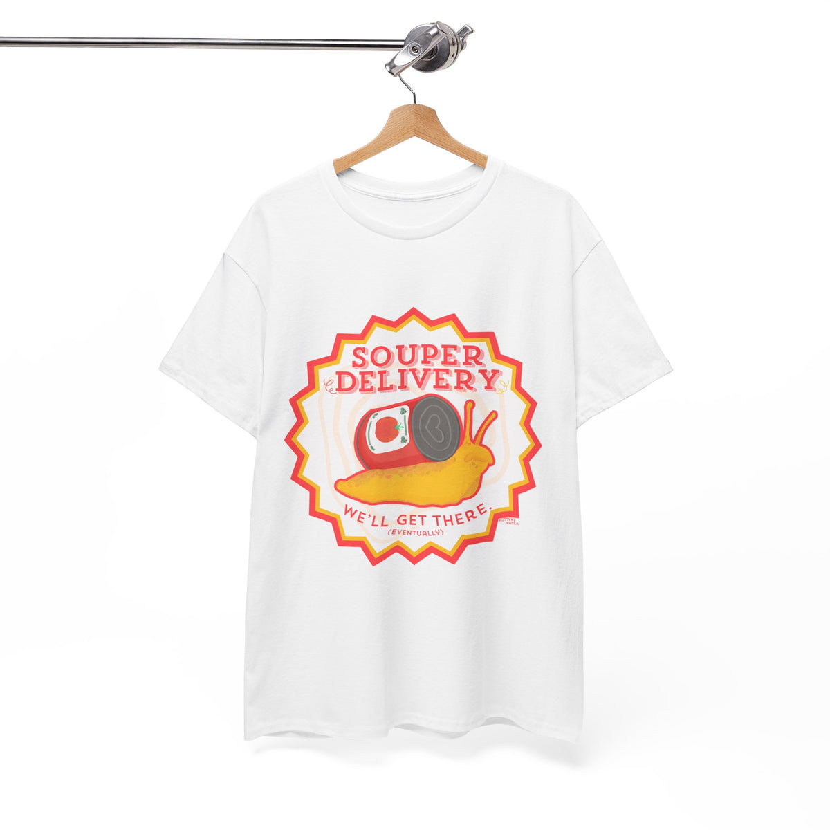 Souper Delivery T-Shirt | Retro Snail Graphic Tee