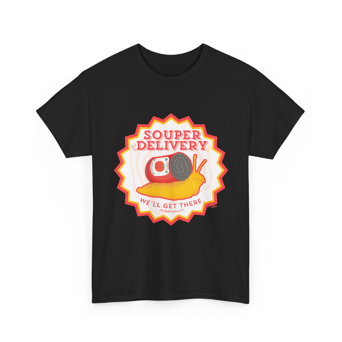 Souper Delivery T-Shirt | Retro Snail Graphic Tee
