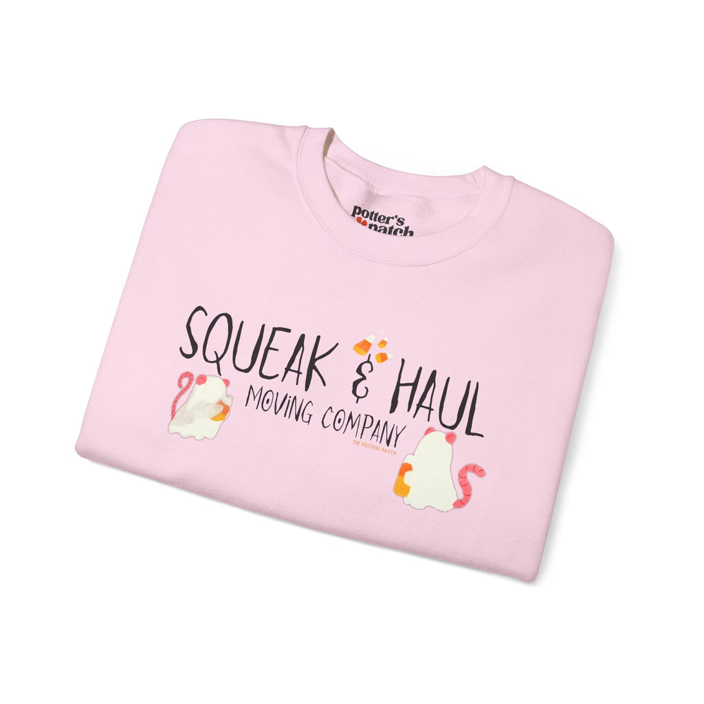 Squeak & Haul Ghost Mouse Unisex Crewneck Sweatshirt