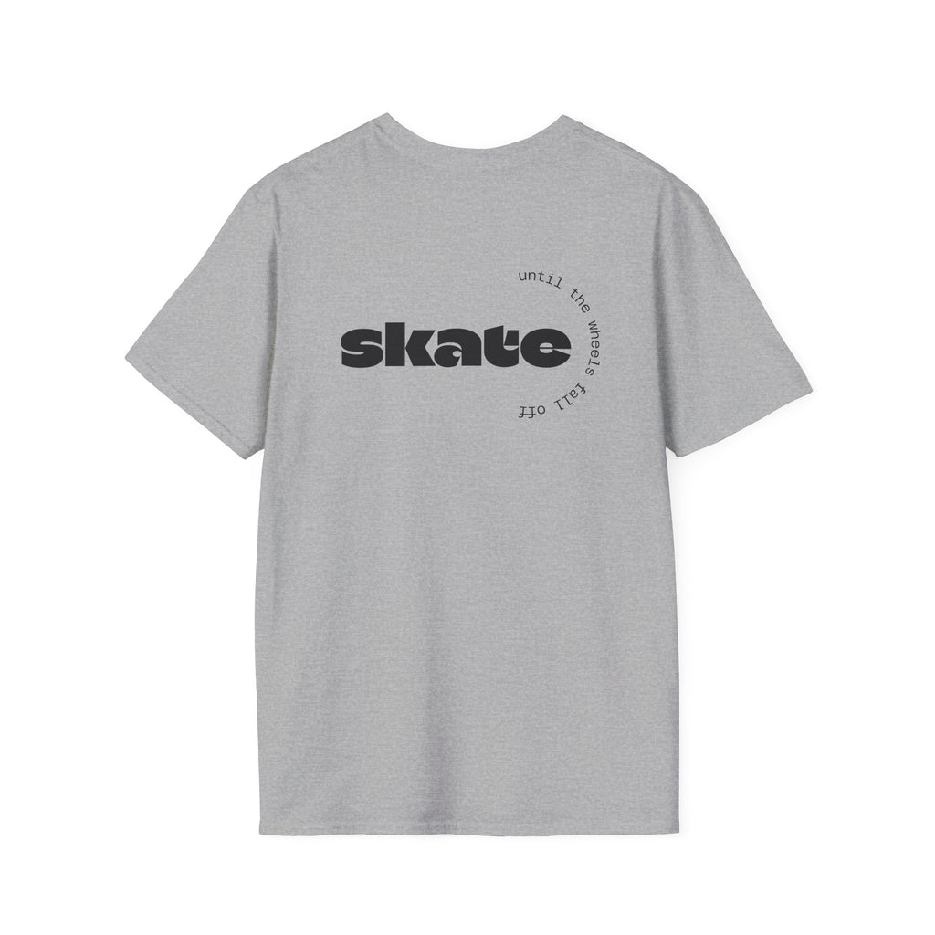 Skate or Die Ghost with Skateboard Deck T-Shirt | Skateboarder tee