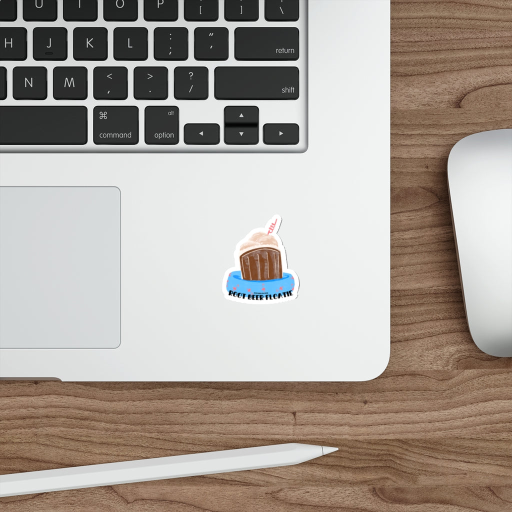 Root Beer Floatie Vinyl Die-Cut Sticker