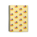 Yellow Snail & Tomato Soup Spiral Notebook — Kawaii Ruled Journal