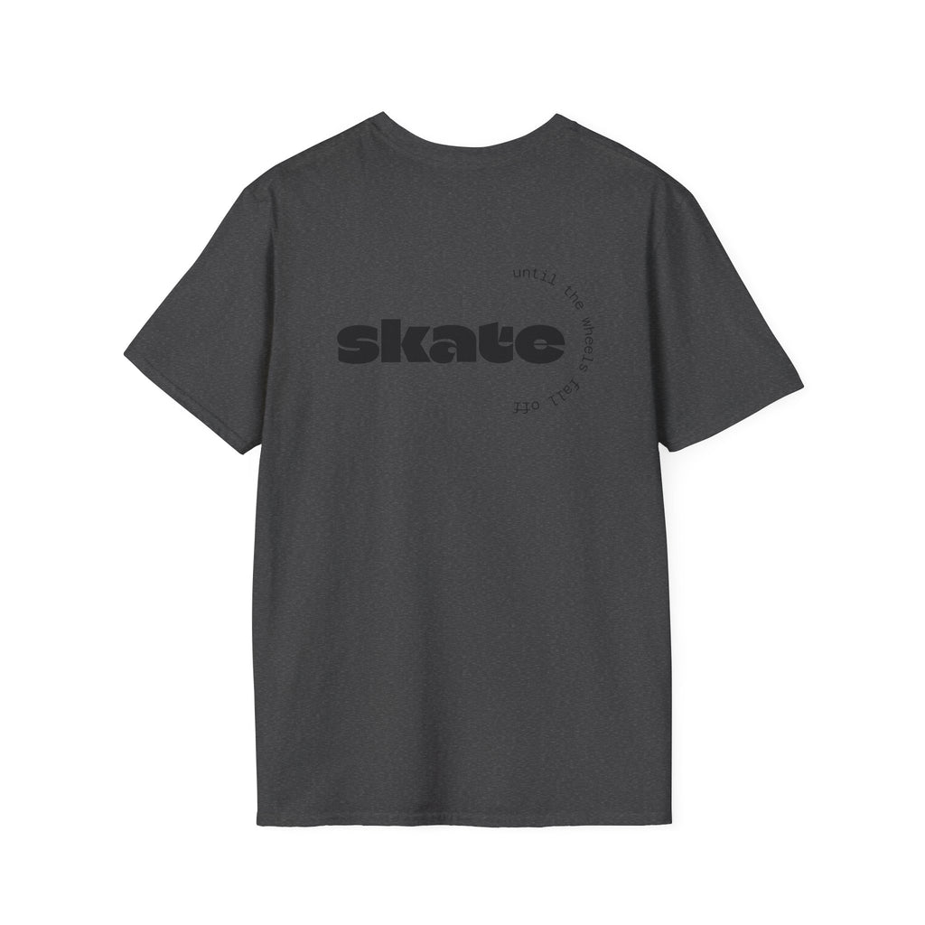 Skate or Die Ghost with Skateboard Deck T-Shirt | Skateboarder tee