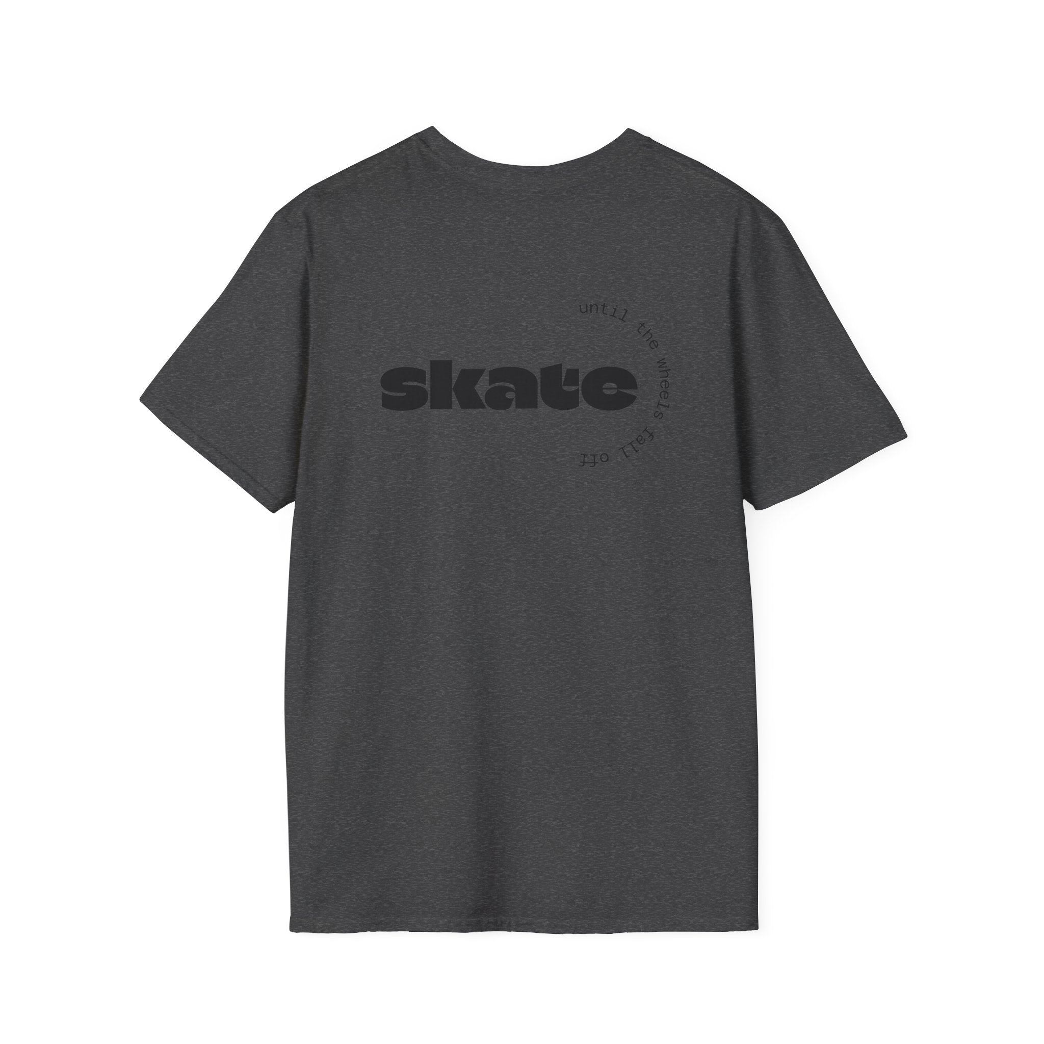 Skate or Die Ghost with Skateboard Deck T-Shirt | Skateboarder tee