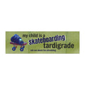 Skateboarding Tardigrade Car Magnet | Funny skateboarding bumper magnet 10"x3"
