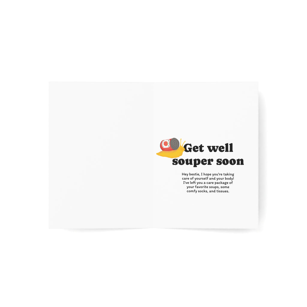 Special Delivery Snail Greeting Cards | Funny Food Illustration Card