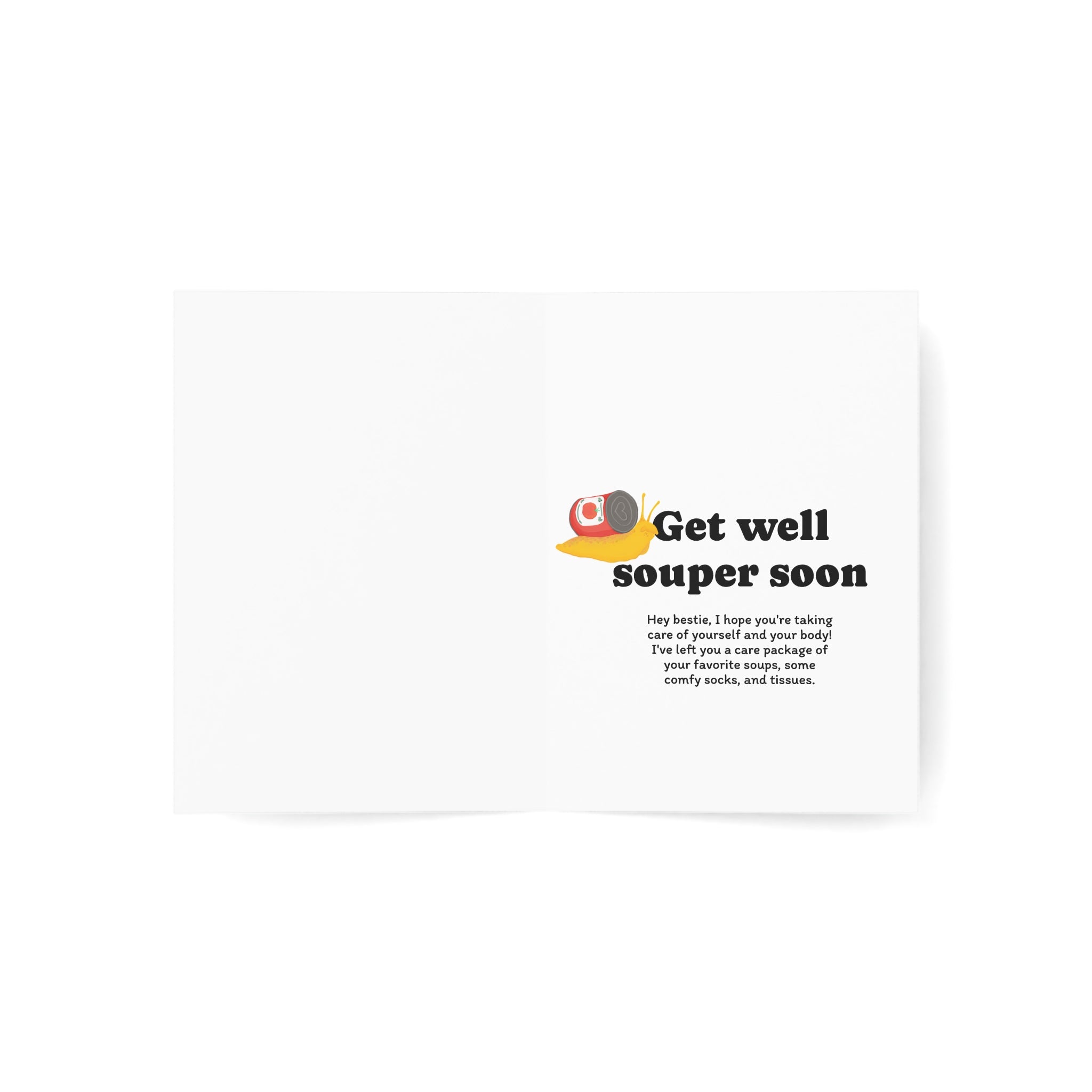 Special Delivery Snail Greeting Cards | Funny Food Illustration Card
