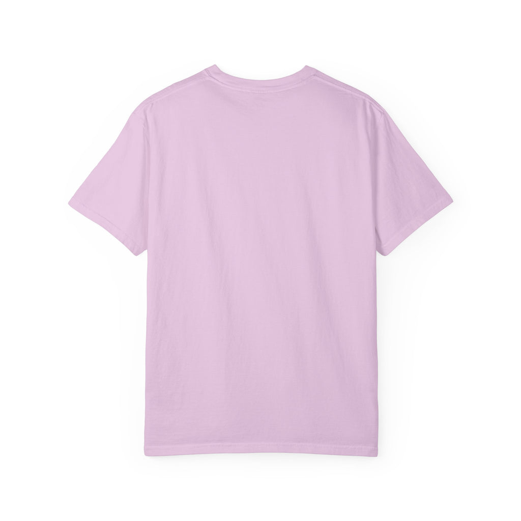 T-Shirt — Fluffy Cat Wearing 'Dunce' Cone Hat Illustrated Tee