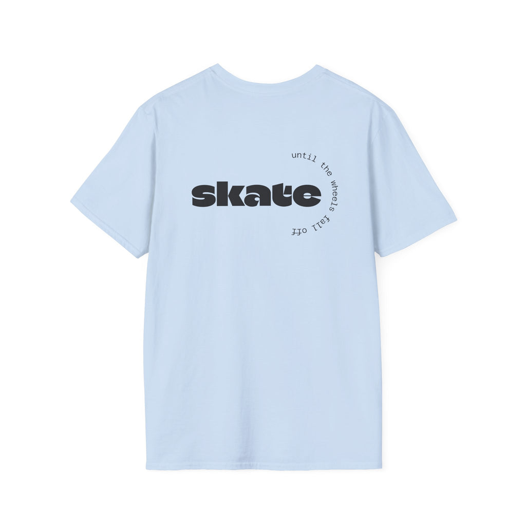 Skate or Die Ghost with Skateboard Deck T-Shirt | Skateboarder tee