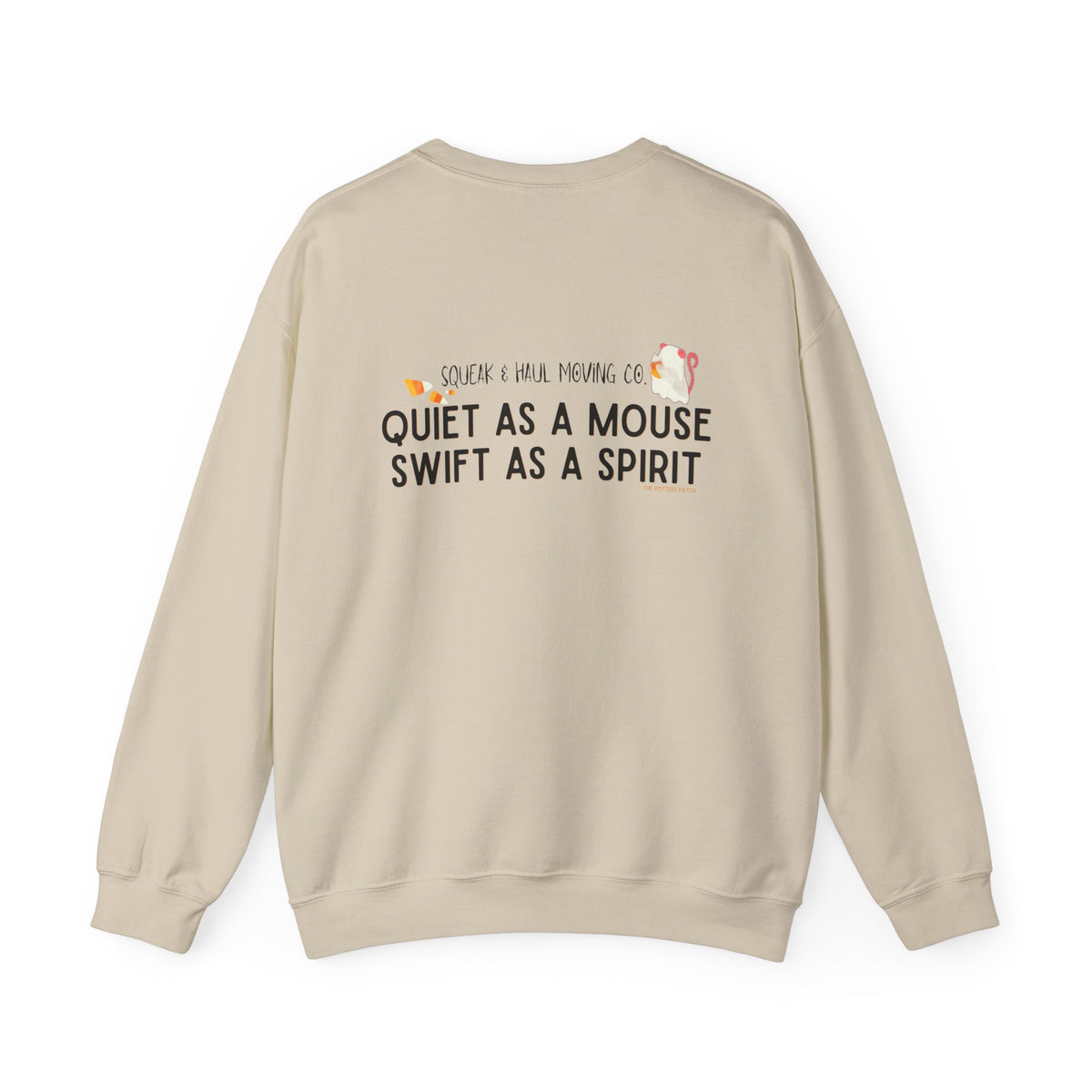 Squeak & Haul Ghost Mouse Unisex Crewneck Sweatshirt