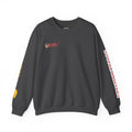 Souper Delivery Crewneck Sweatshirt — Retro Soup Can Logo & Hand-Drawn Snail, "Order It Now, Get It Eventually"