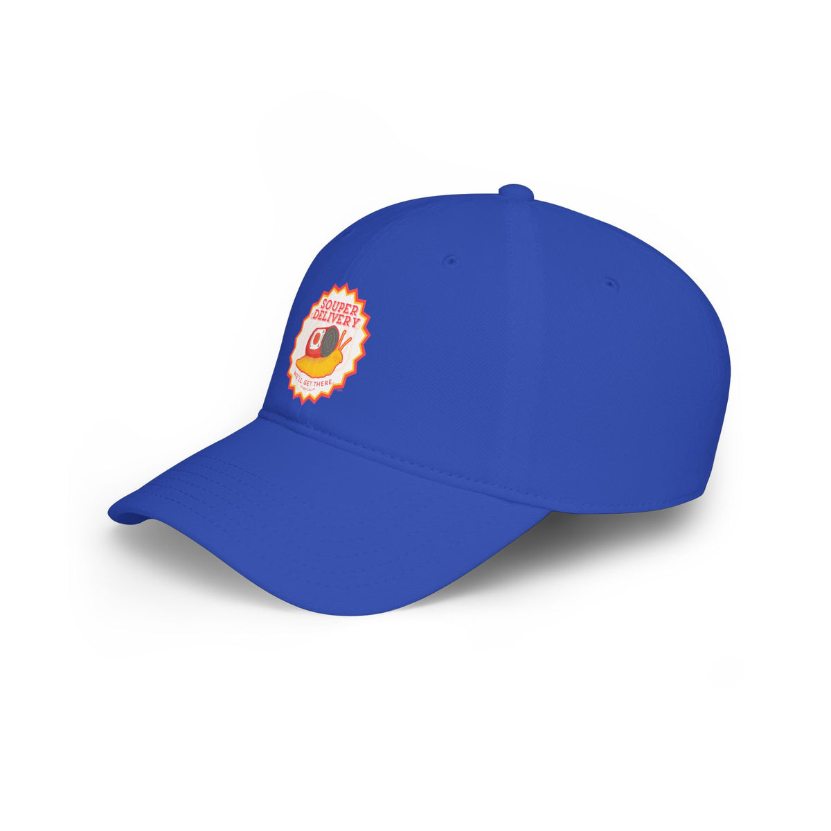 Souper Delivery Baseball Cap — Retro Soup Truck Logo Low Profile Hat