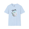 Skate or Die Ghost with Skateboard Deck T-Shirt | Skateboarder tee