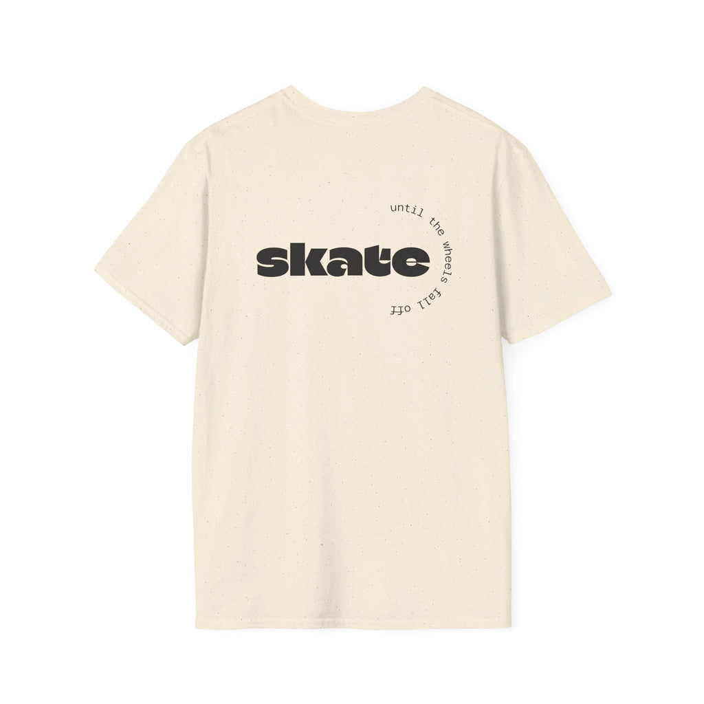 Skate or Die Ghost with Skateboard Deck T-Shirt | Skateboarder tee