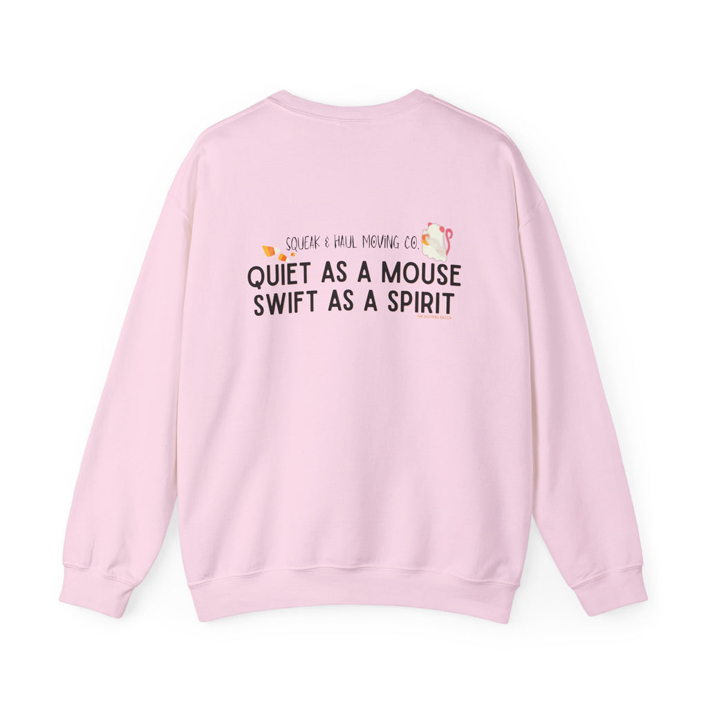 Squeak & Haul Ghost Mouse Unisex Crewneck Sweatshirt