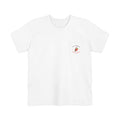 Pocket T-Shirt — Cute Strawberry Cartoon Pocket Tee (Strawberry Lover Gift)