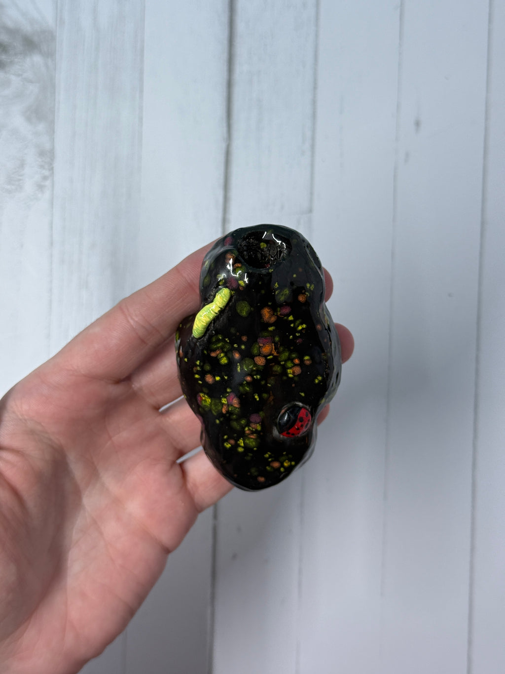 Ceramic Fridge Flower Holder | Handmade Magnetic Bud Vase for One or Two Stems
