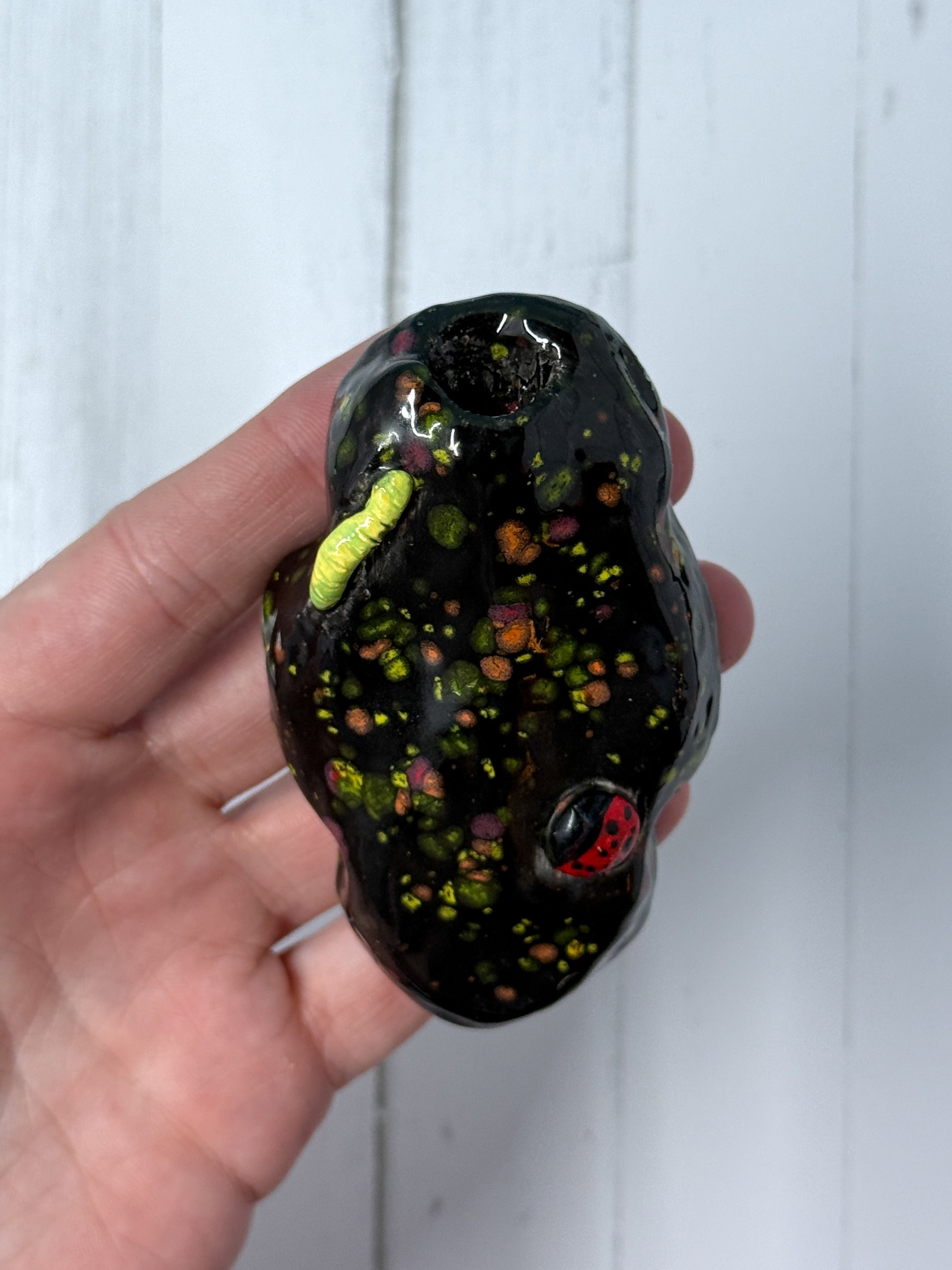 Ceramic Fridge Flower Holder | Handmade Magnetic Bud Vase for One or Two Stems