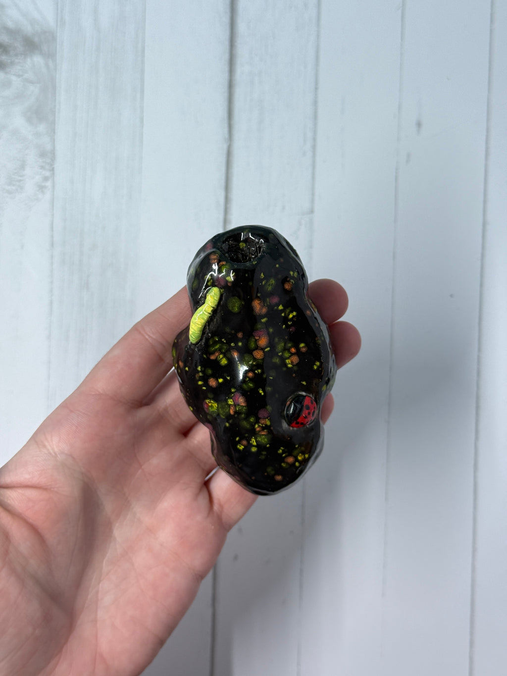 Ceramic Fridge Flower Holder | Handmade Magnetic Bud Vase for One or Two Stems