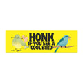 Car Magnet — "Honk If You See a Cool Bird" Cute Bird Graphic