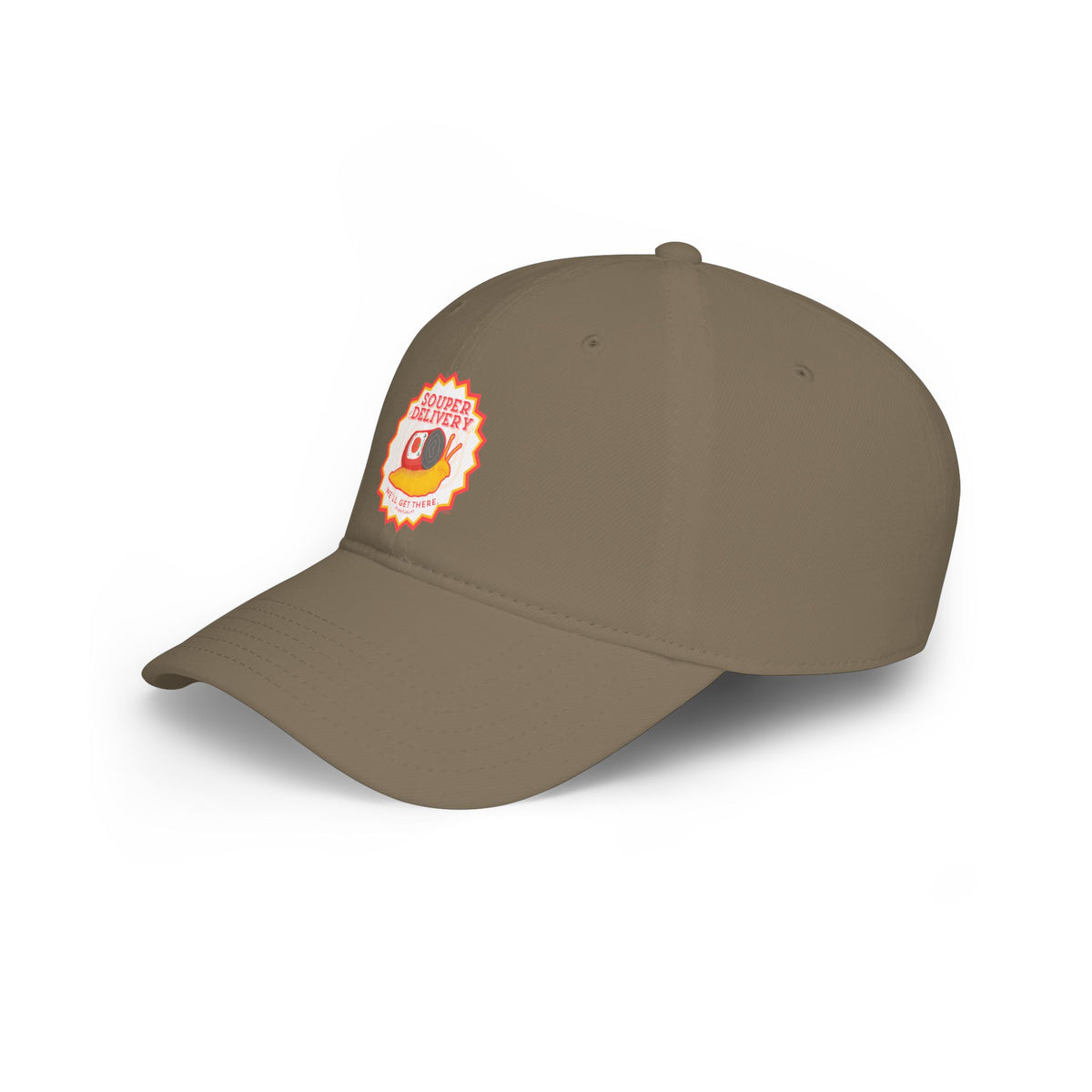Souper Delivery Baseball Cap — Retro Soup Truck Logo Low Profile Hat