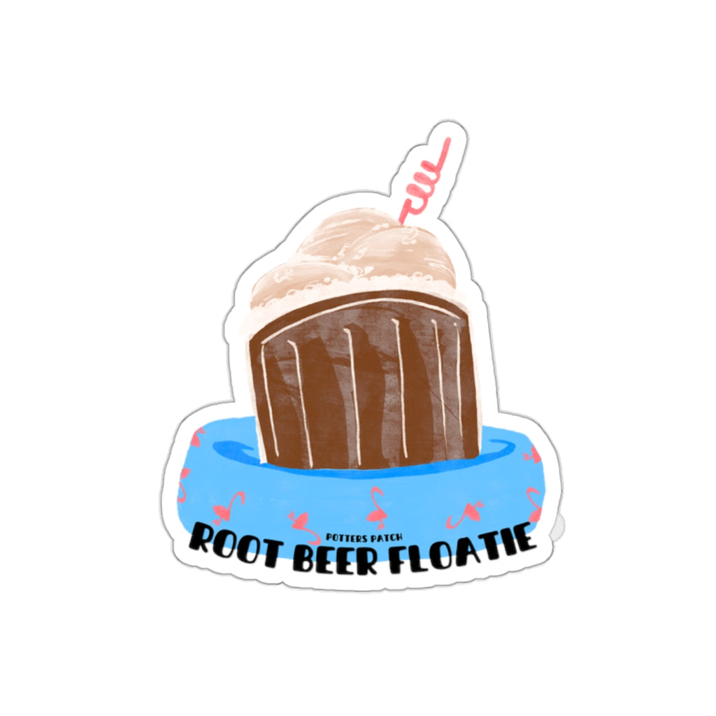Root Beer Floatie Vinyl Die-Cut Sticker