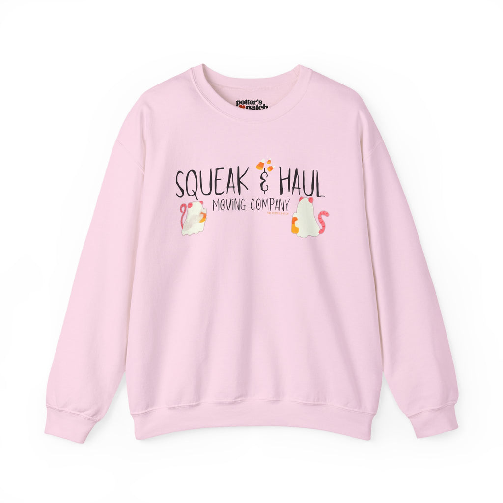 Squeak & Haul Ghost Mouse Unisex Crewneck Sweatshirt