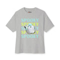 Spooky Ghost Skater Tee — Cute Pastel Halloween Skateboard Oversized T-Shirt