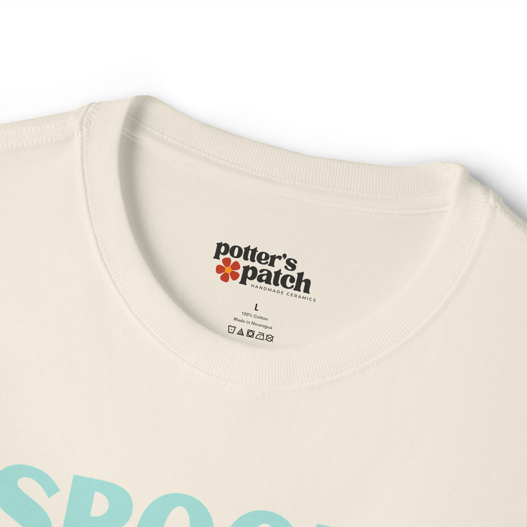 Spooky Ghost Skater Tee — Cute Pastel Halloween Skateboard Oversized T-Shirt