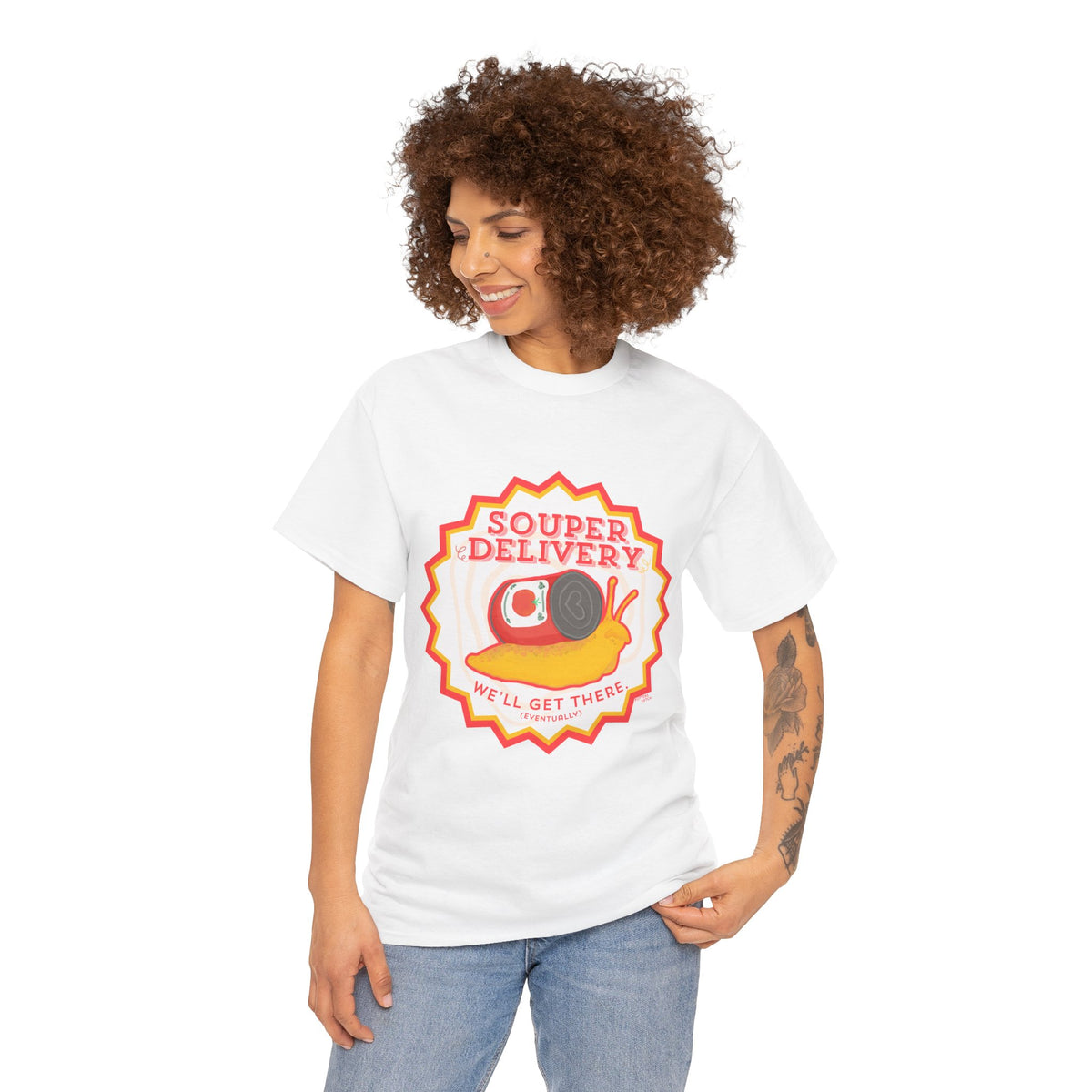 Souper Delivery T-Shirt | Retro Snail Graphic Tee
