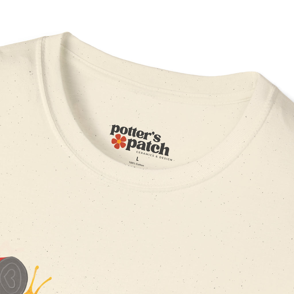 Kawaii Soup Snail T-Shirt | Whimsical Escargot Graphic Tee