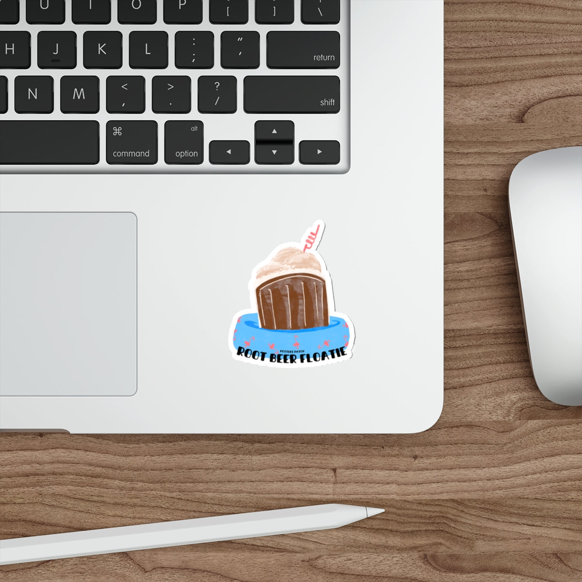 Root Beer Floatie Vinyl Die-Cut Sticker