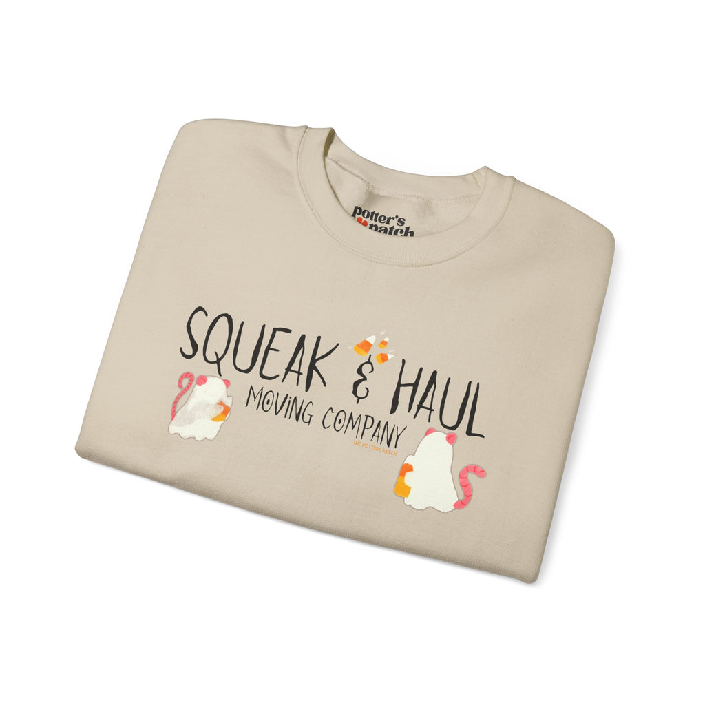 Squeak & Haul Ghost Mouse Unisex Crewneck Sweatshirt