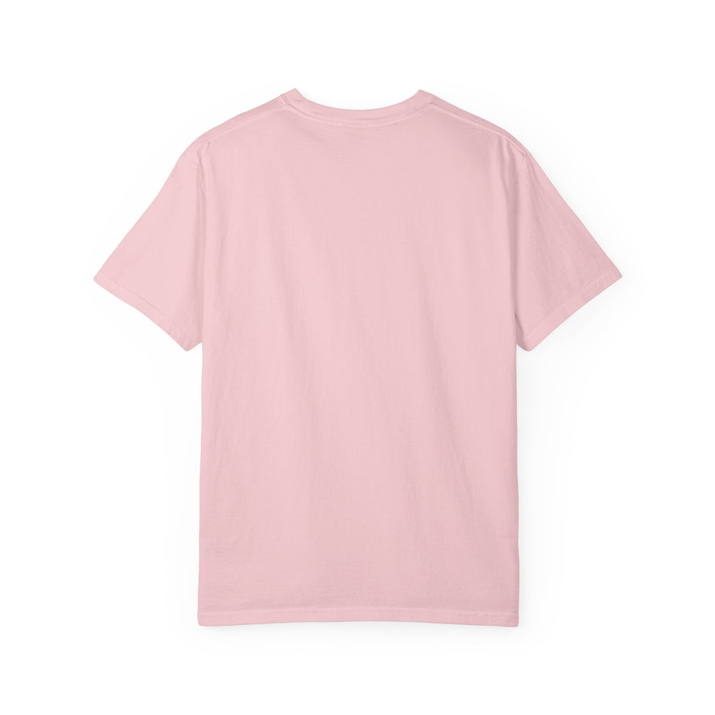T-Shirt — Fluffy Cat Wearing 'Dunce' Cone Hat Illustrated Tee