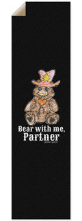 Bear with Me Sheriff Skateboard Griptape – 9 × 33 in