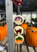 Handmade Ceramic Halloween Cookie Bolo Tie – 3 Designs