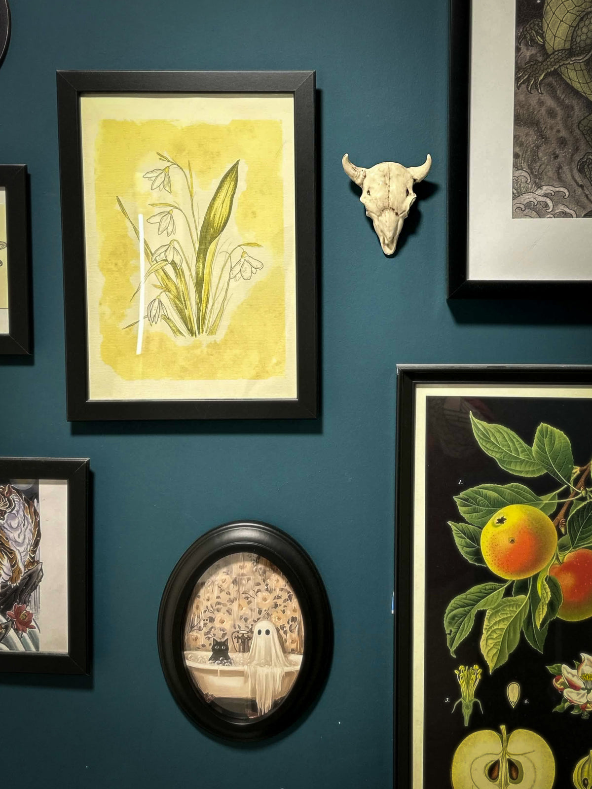 Handmade Ceramic Bison Skull | Miniature Tabletop Decor