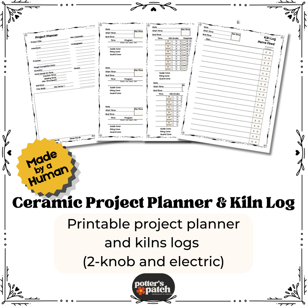 Pottery Project Planner & Kiln Log