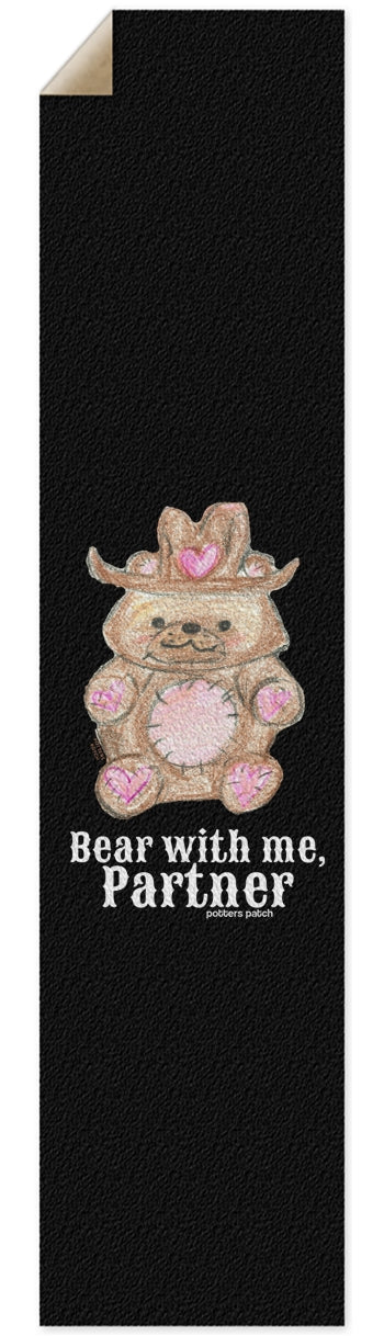 Bear With Me, Partner Cowboy Bear Longboard Griptape