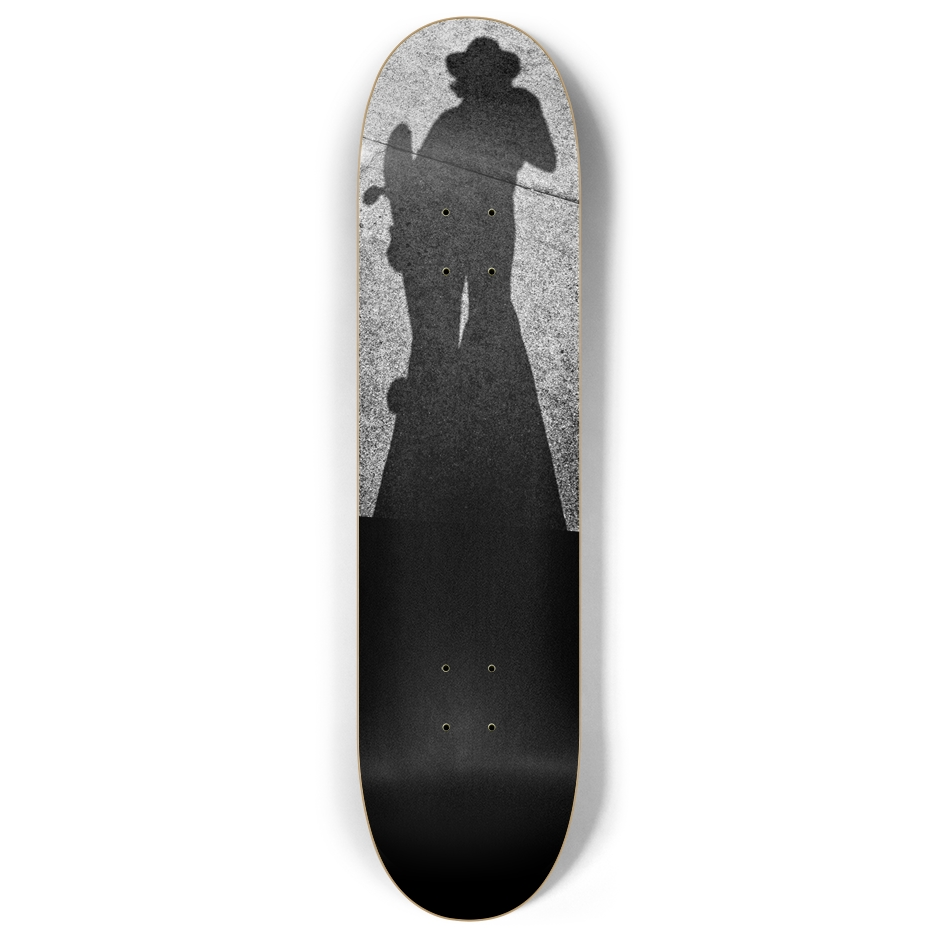 Cowboy Skater Shadow Skateboard Deck