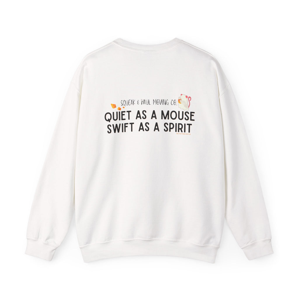 Squeak & Haul Ghost Mouse Unisex Crewneck Sweatshirt