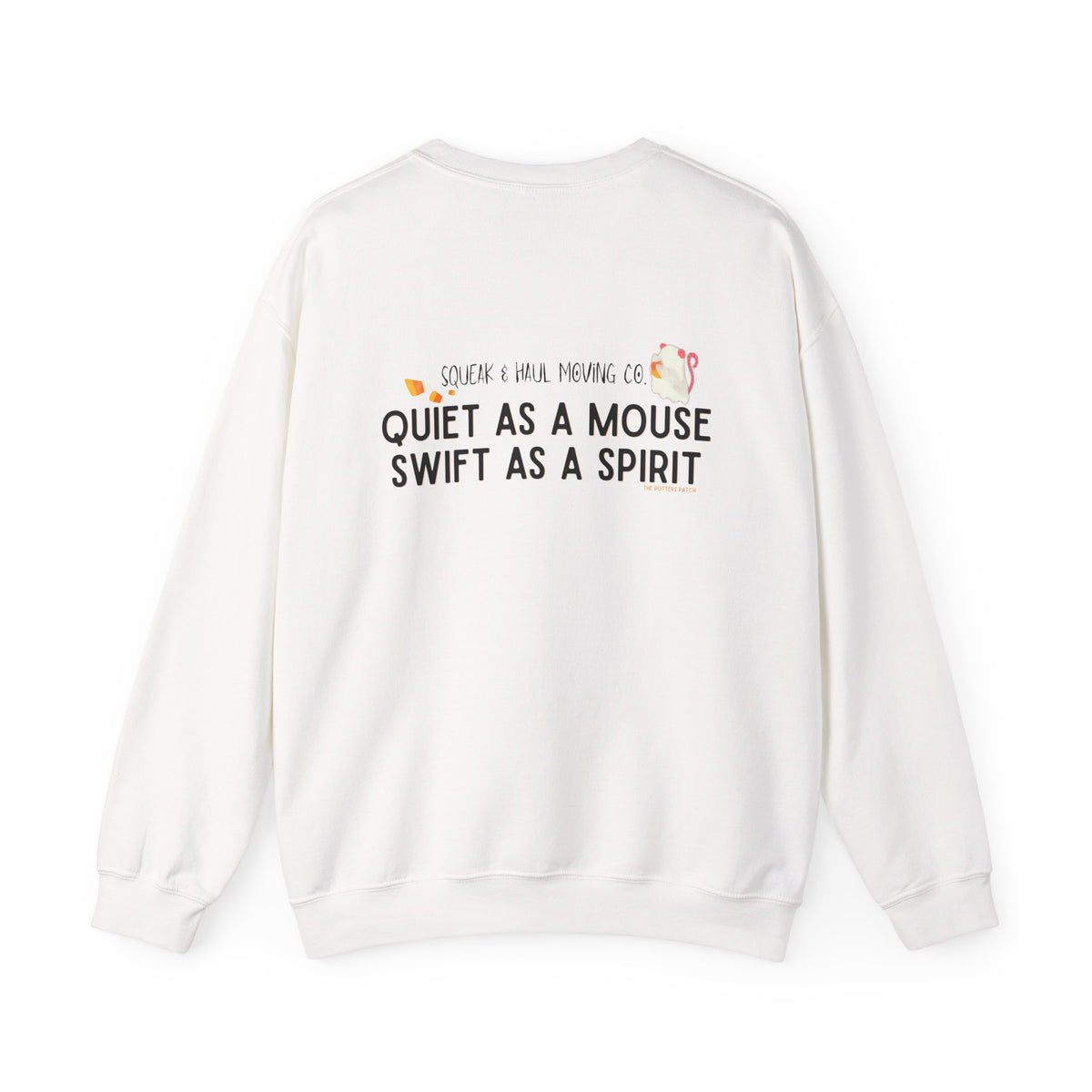 Squeak & Haul Ghost Mouse Unisex Crewneck Sweatshirt